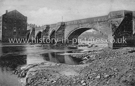 Old Bridge and Mill, Chester. Cheshire. c.1904